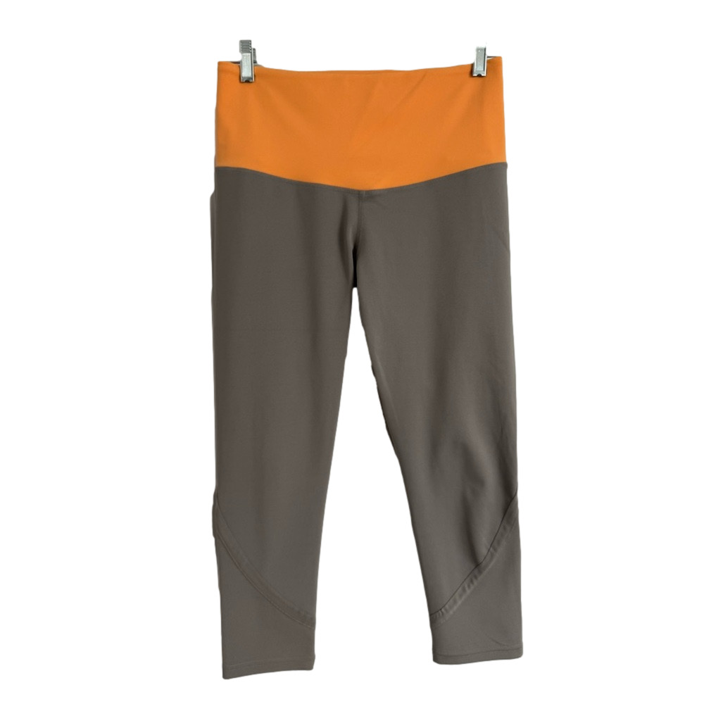 Women’s TKO Orange/Gray Active Leggings Size Large